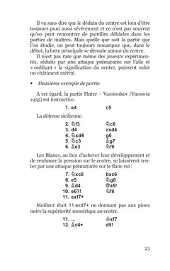 Les idées dans le début d'une partie d'échecs
