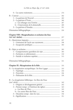 La Folie au Moyen Âge - XIe-XIIIe siècles