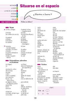Le vocabulaire espagnol