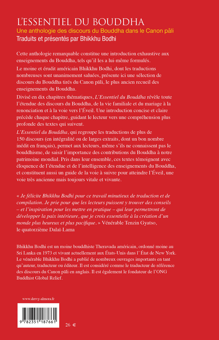 L'essentiel du Bouddha