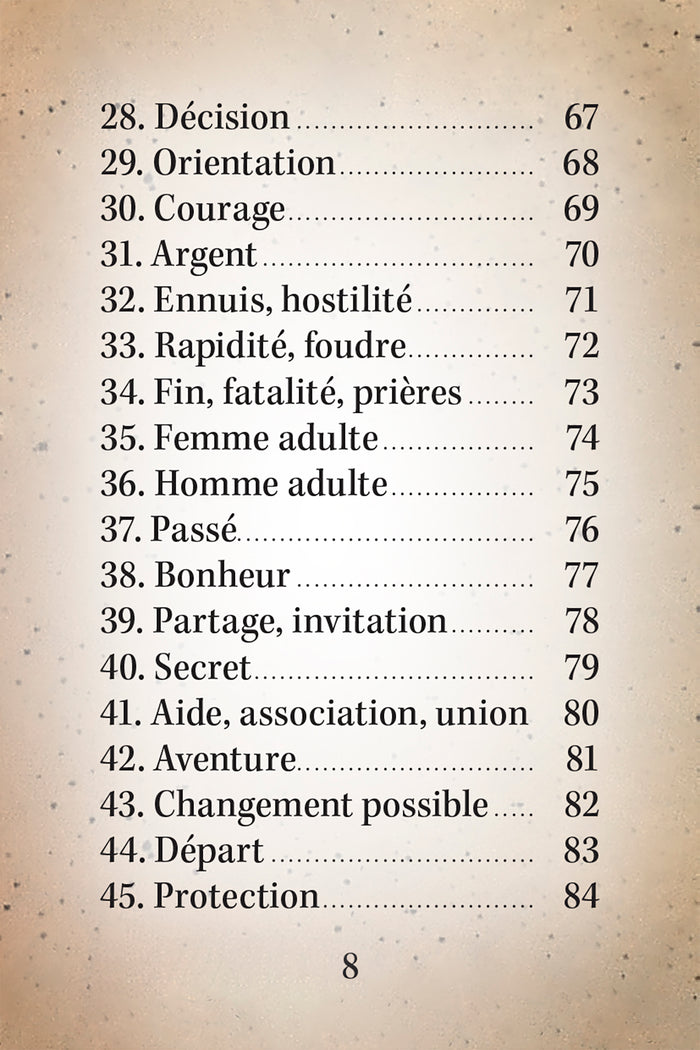 Channel Betty - Cartes oracle