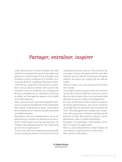 La pâtisserie à l'EHL - École hôtelière de Lausanne