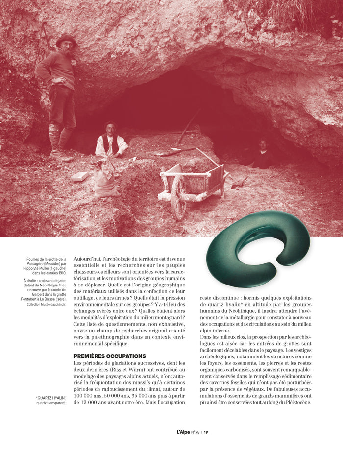 L'Alpe 98 - Les Alpes souterraines