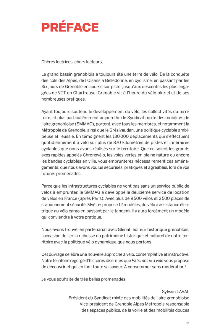 Patrimoine à vélo, Grenoble Alpes Métropole