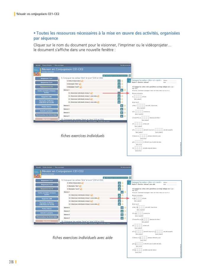 Réussir en conjugaison CE1-CE2