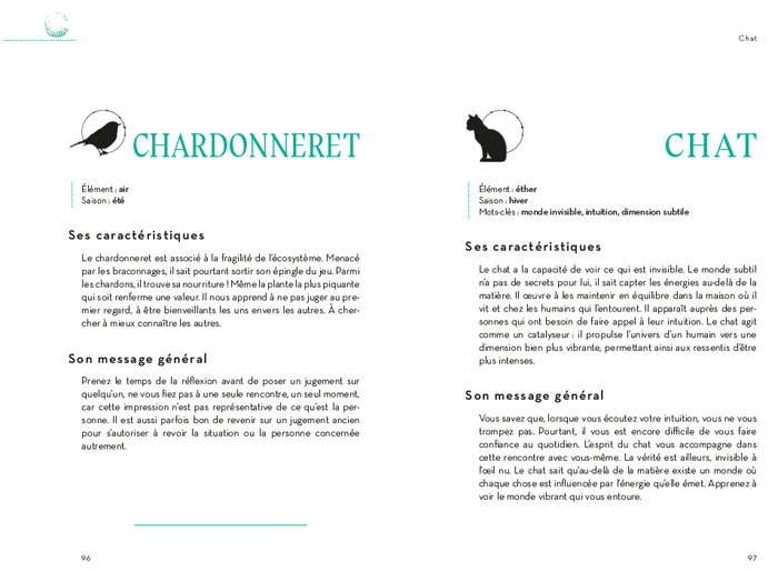 Dictionnaire des messages des animaux