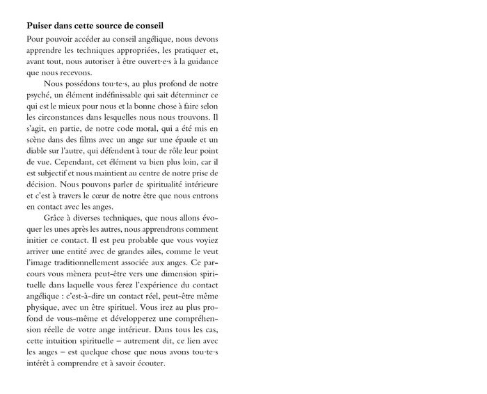 Le pouvoir des anges