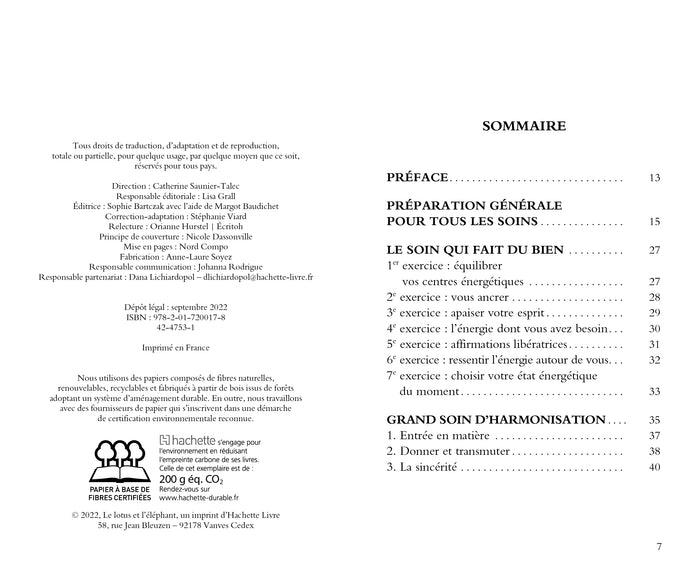 Les 12 soins de transformation intérieure