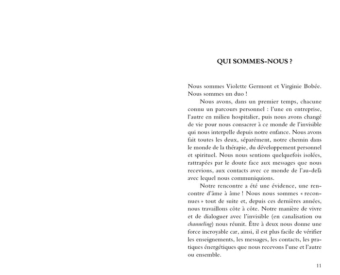 Suis ton âme, elle connait le chemin