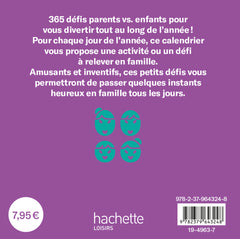 Calendrier jour après jour - Parents vs enfants