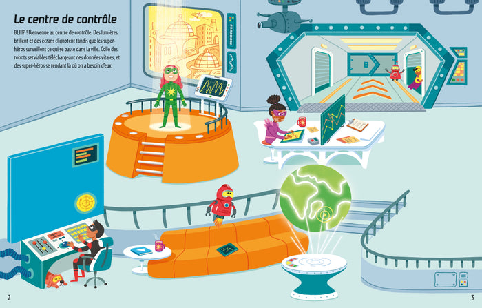 Les super-héros - Premiers autocollants