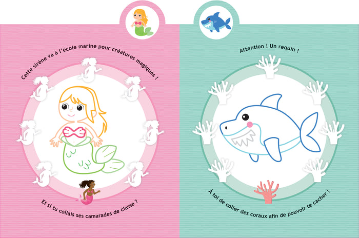 Mes 100 premiers autocollants Sous l'océan