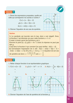 Guide Bac Techno - Mathématiques Enseignement commun Première - Réflexe N°99