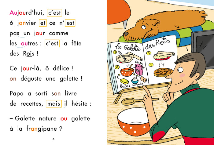 Sami et Julie- Spécial DYS (dyslexie) La galette des rois