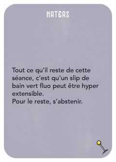 Haters party - Jeu de société - Jeu d'ambiance