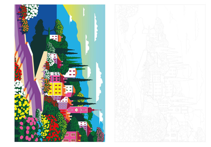 Merveilleux paysages - Coloriages anti-stress