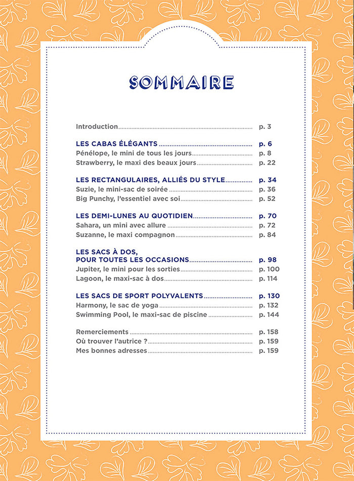 Mes sacs du mini au maxi