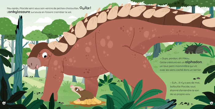 Ankylosaure est trop timide