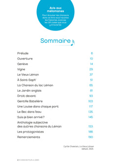 Des chansons pour le Léman