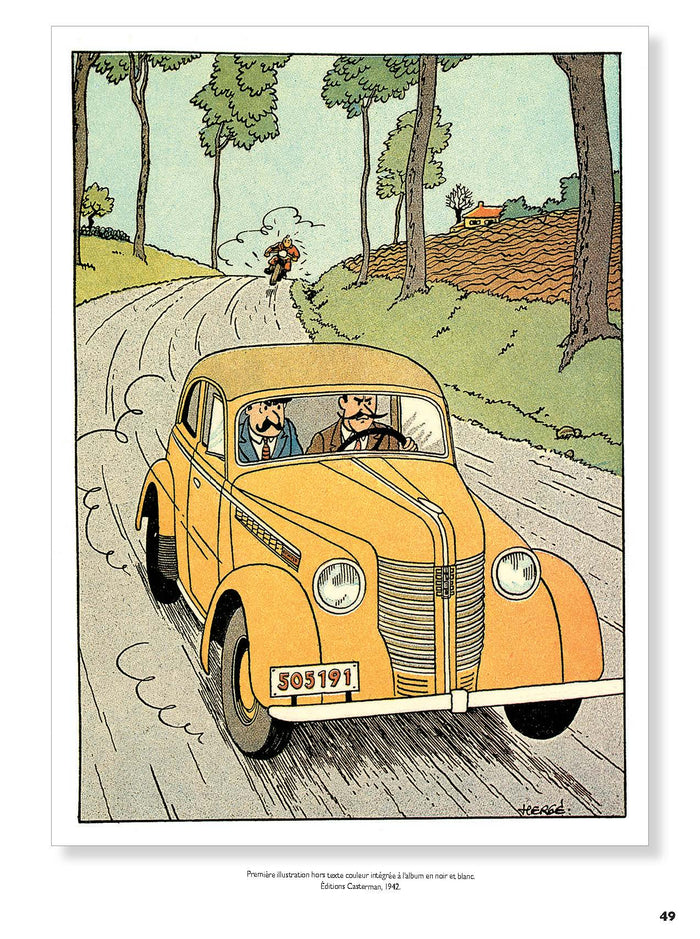 Tintin et les autos européennes