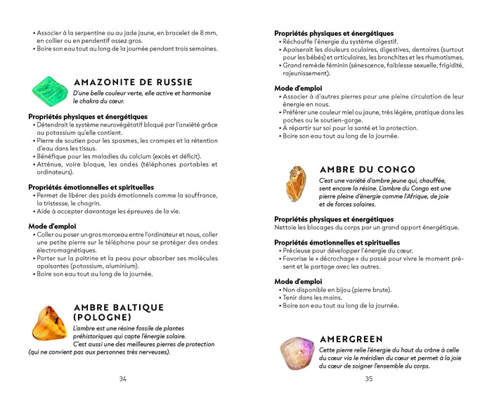 Le guide des pierres et cristaux