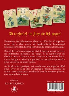 Coffret Oracle Lenormand doré