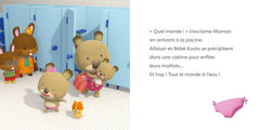 Bébé Koala à la piscine