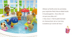 Bébé Koala à la piscine