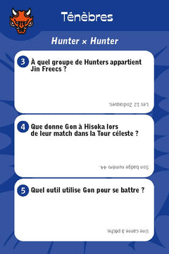 La boîte à quiz Manga avec le chef Otaku