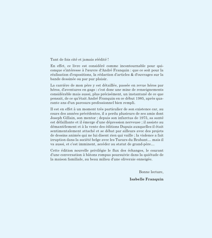 Et Franquin créa la gaffe: Entretiens