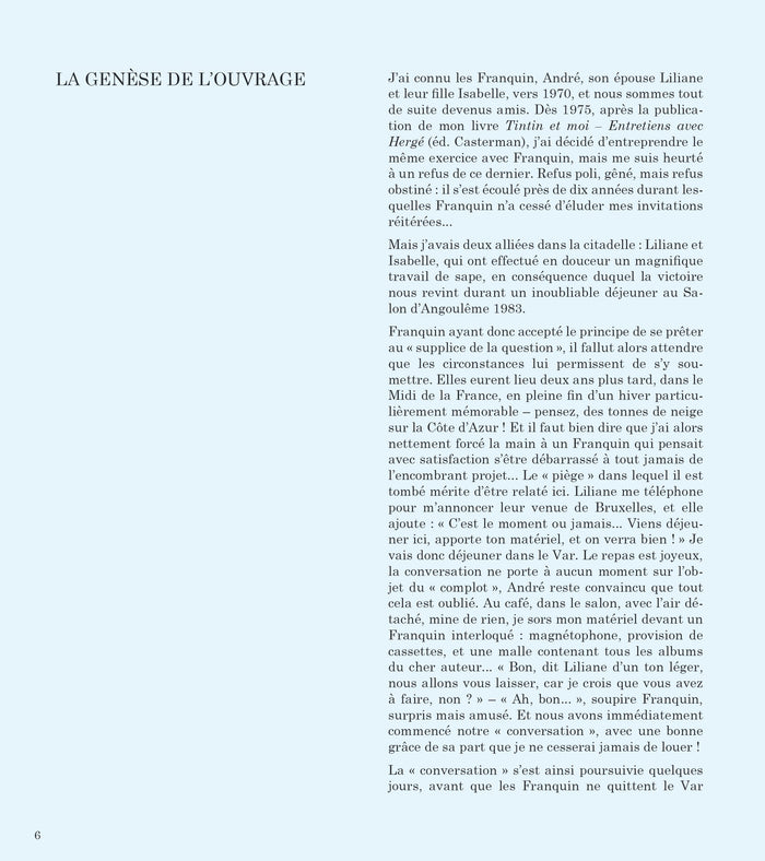 Et Franquin créa la gaffe: Entretiens