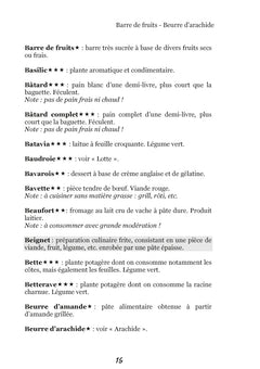 Dictionnaire alimentaire de l'hernie hiatale