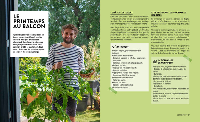 Tomates et basilic au 5ème étage