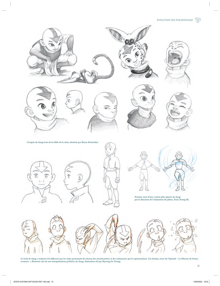 Avatar, Le dernier maître de l'air - artbook - Les secrets de la série animée