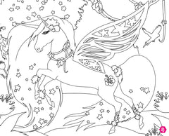 Licornes de rêve - Carnet créatif - Magie des fleurs nouvelle édition