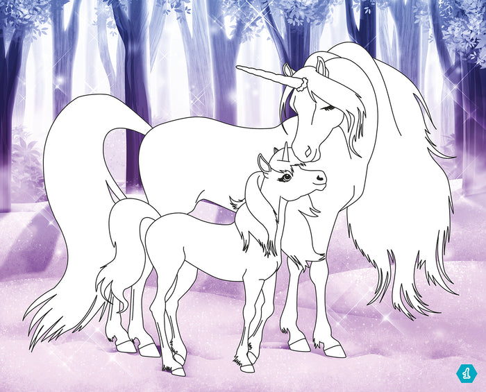 Licornes de rêve - Carnet créatif - Magie des neiges nouvelle édition