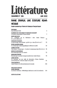 Littérature Nº206 2/2022