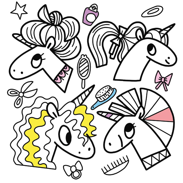 Colos et autocollants licornes et caticorns