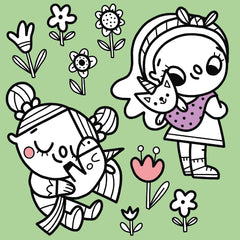 Colos et autocollants licornes et caticorns