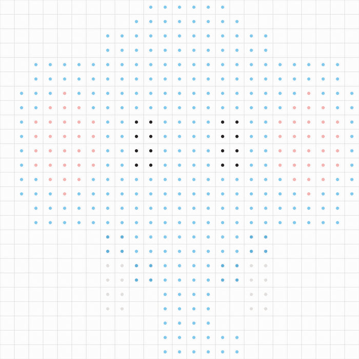 Colos et autocollants pixels animaux