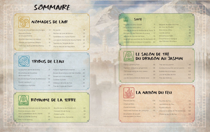 Avatar, le Dernier Maître de l'air - Le livre de cuisine officiel