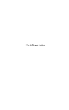 Cendrillon du trottoir