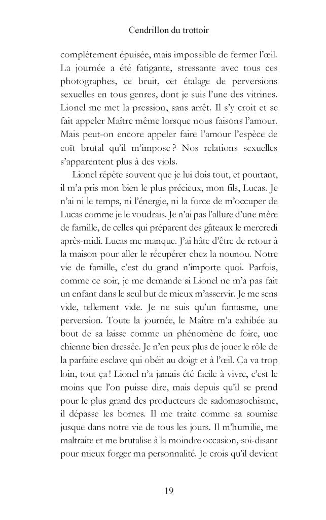 Cendrillon du trottoir