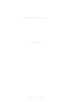 Les sept piliers de la sagesse