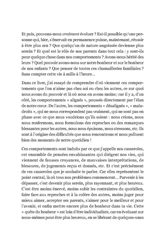 Des casseroles, des parents, des étoiles