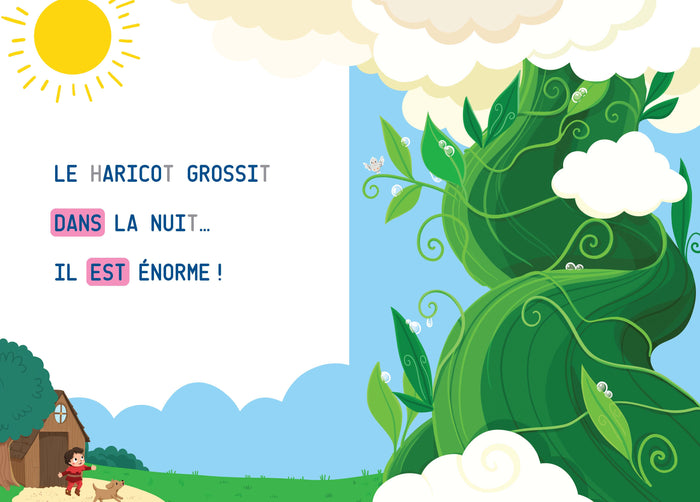 1eres lectures maternelle Jack et le haricot, niveau 1