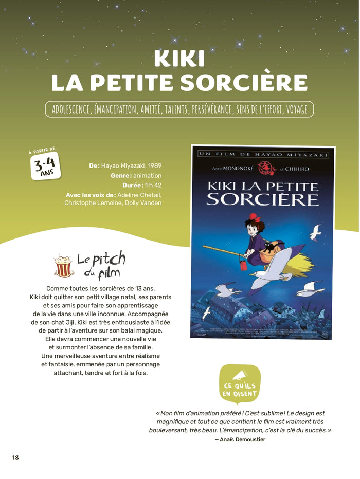 Les 100 films coups de coeur à avoir vus avant 10 ans