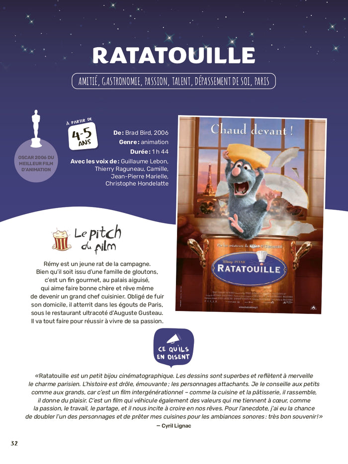 Les 100 films coups de coeur à avoir vus avant 10 ans