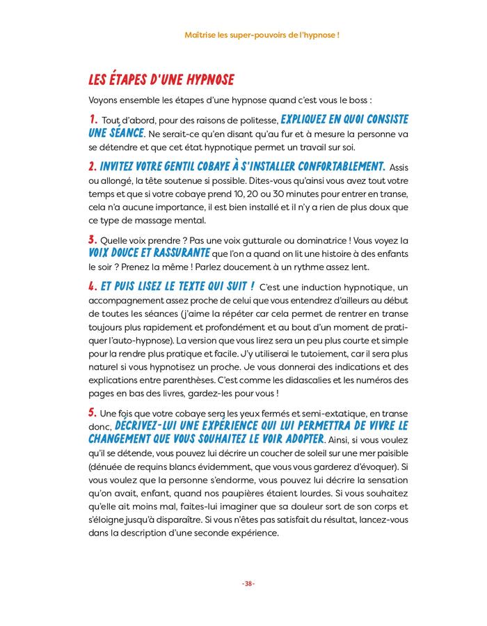 Maîtrise les super-pouvoirs de l'hypnose !