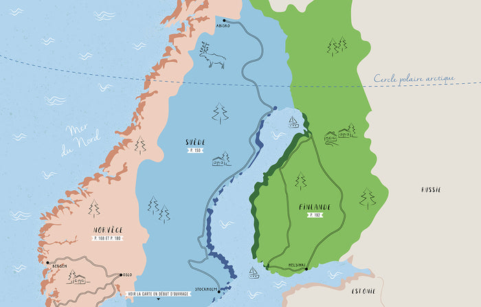 L'Europe du Nord en train